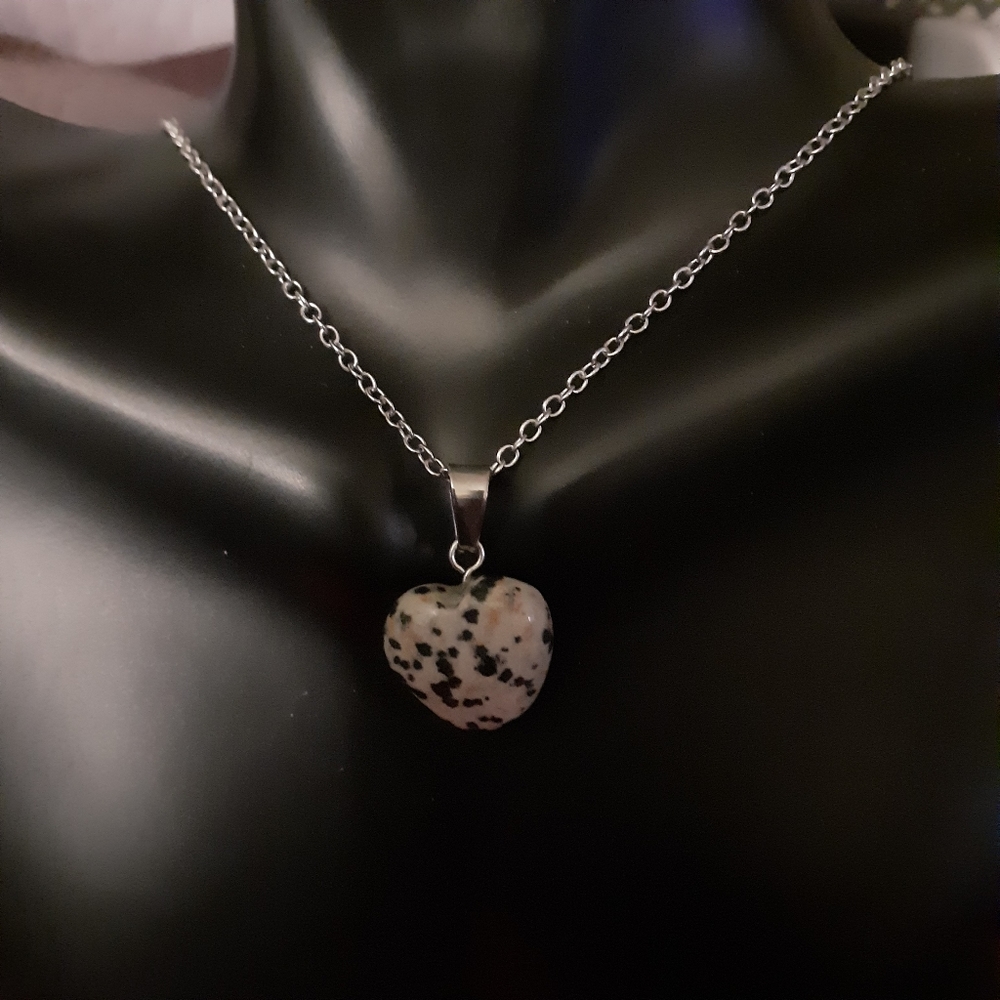 A heart  necklace